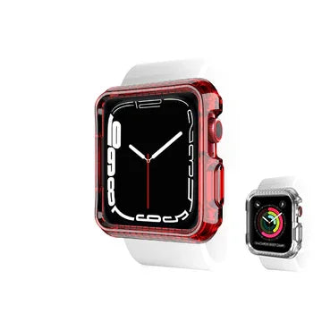 Itskins Spectrum Clear Case For Apple Watch 44/45Mm - Red - Tashqila Itskins Spectrum Clear Case For Apple Watch 44/45Mm - Red - Tashqila